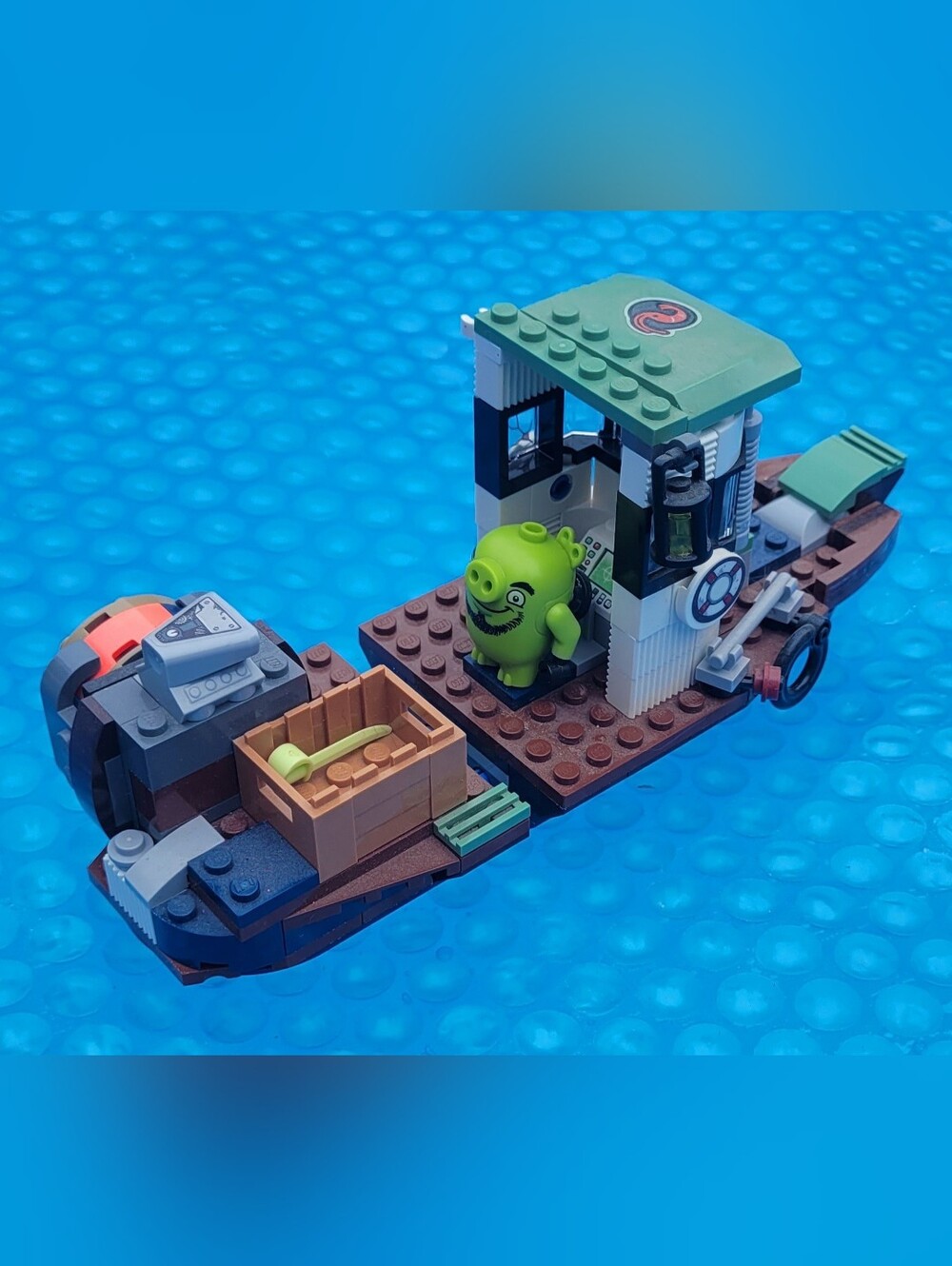 LEGO Angry Birds - Leonard Green Pig with Beard ang015